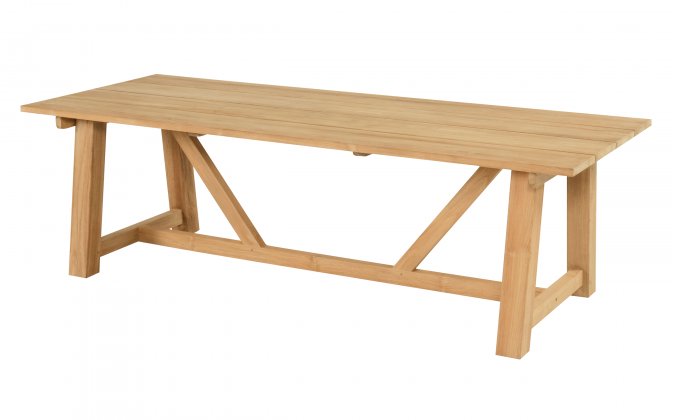 Stół ogrodowy FREMONT Hartman teakowy 246x100 cm meble ogrodowe i na taras