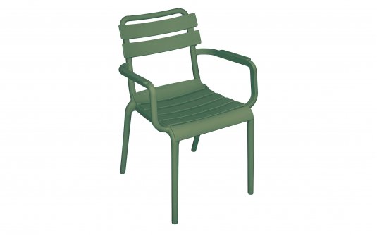 2x Krzesło MONZA ogrodowe z podłokietnikami z polipropylenu horeca zielony 2x Krzesło MONZA ogrodowe z podłokietnikami z polipropylenu horeca zielony
