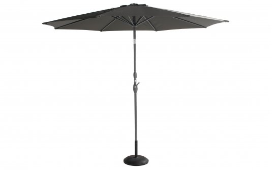 Parasol ogrodowy SUNLINE aluminium poliester średnica 300 cm pochylany / grafitowy