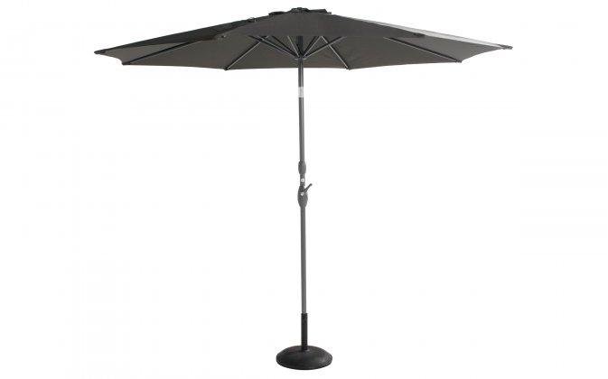 Parasol ogrodowy SUNLINE aluminium poliester średnica 300 cm pochylany / grafitowy