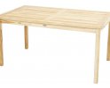 Stół ogrodowy prostokątny PITTS 150x90 z eco teaku