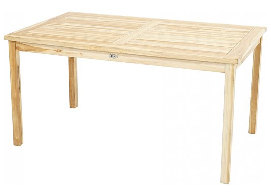 Stół ogrodowy prostokątny PITTS 150x90 z eco teaku