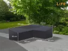 Pokrowiec na meble ogrodowe 285x225 cm LIFE kształt L ciemnoszary LEWY