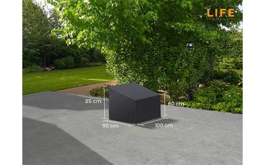 Pokrowiec na fotel ogrodowy 100x90 ciemnoszary wodoodporny Pokrowiec na fotel ogrodowy 100x90 ciemnoszary wodoodporny