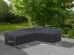 Pokrowiec na meble ogrodowe 330x255 cm LIFE kształt L ciemnoszary LEWY