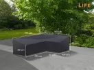 Pokrowiec na meble ogrodowe 275x195 cm LIFE kształt L ciemnoszary LEWY