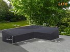 Pokrowiec na meble ogrodowe 350x270 cm LIFE kształt L ciemnoszary LEWY