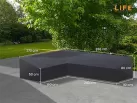 Pokrowiec na meble ogrodowe 350x270 cm LIFE kształt L ciemnoszary PRAWY