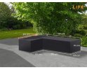 Pokrowiec na meble ogrodowe 320x215 cm LIFE kształt L ciemnoszary PRAWY