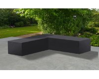 Pokrowiec na meble ogrodowe 320x320 cm LIFE kształt L ciemnoszary