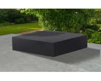 Pokrowiec na meble ogrodowe 300x300x70 cm LIFE prostokątny ciemnoszary