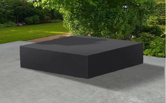 Pokrowiec na meble ogrodowe 300x300x70 cm LIFE prostokątny ciemnoszary