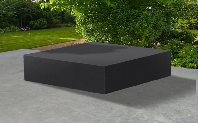 Pokrowiec na meble ogrodowe 300x300x70 cm LIFE prostokątny ciemnoszary