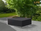 Pokrowiec na meble ogrodowe 220x185x70 cm LIFE prostokątny ciemnoszary