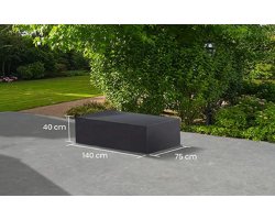 Pokrowiec na stolik ogrodowy 140x75x40 cm LIFE prostokątny ciemnoszary