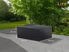 Pokrowiec na meble ogrodowe stołowe 1215x155x85 cm LIFE prostokątny ciemnoszary