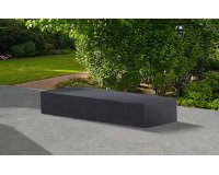 Pokrowiec na leżak ogrodowy 225x95x40 cm LIFE prostokątny ciemnoszary