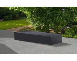 Pokrowiec na leżak ogrodowy 225x95x40 cm LIFE prostokątny ciemnoszary