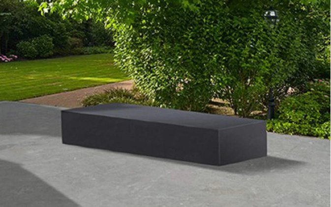 Pokrowiec na leżak ogrodowy 225x95x40 cm LIFE prostokątny ciemnoszary