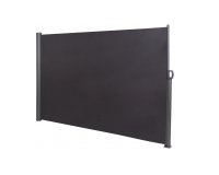 Parawan przesuwny 180x300 cm szary ogrodowy