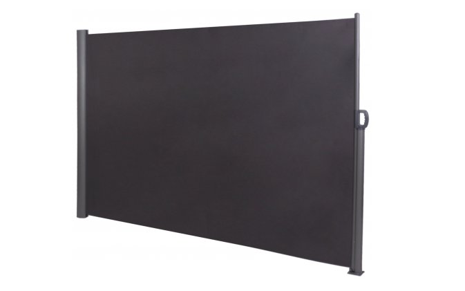 Parawan przesuwny 180x300 cm szary ogrodowy