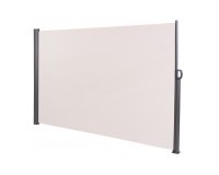 Osłona rozwijana pionowa 300 350 x 180 cm kremowa