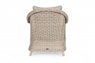 Klasyczny fotel z technorattanowy w kolorze beżowym ADITYA bizzotto