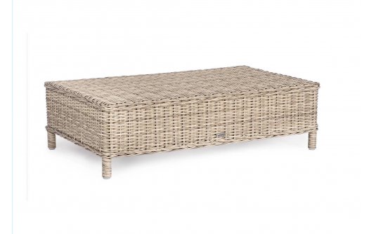 Klasyczny komplet ogrodowy na taras z technorattanu ADITYA bizzotto beżowy