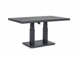 Podnoszony stolik aluminiowy z blatem ceramicznym TRUMAN bizzotto antracyt