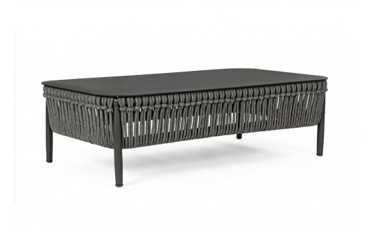 Komplet wypoczynkowy na taras TIVA bizzotto antracyt