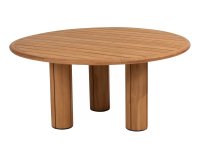 Stół ogrodowy z drewna teakowego Ø160 CORSICA 4SO na 3 nogach