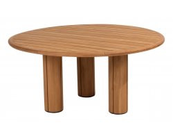 Stół ogrodowy z drewna teakowego Ø160 CORSICA 4SO na 3 nogach