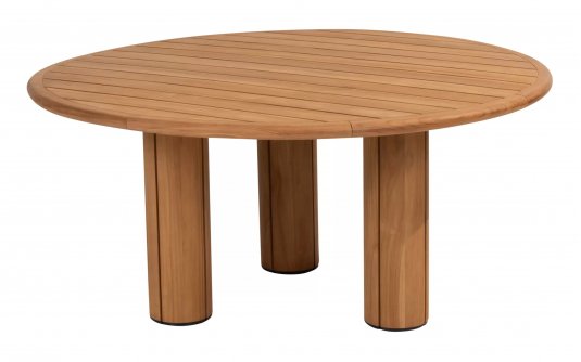 Stół ogrodowy z drewna teakowego Ø160 CORSICA 4SO na 3 nogach