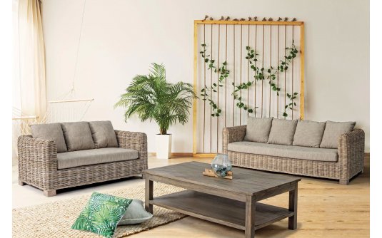 Meble wypoczynkowe rattanowe do patio FORTALEZALEZA bizzotto