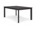 Grafitowy rozkładany stół 160x110-160 aluminiowy ogrodowy KONNOR bizzotto