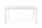 Biały rozkładany stół 160x110-160 aluminiowy ogrodowy KONNOR bizzotto
