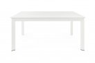 Biały rozkładany stół 160x110-160 aluminiowy ogrodowy KONNOR bizzotto