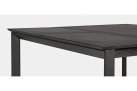 Ciemnoszary rozkładany stół 160x110-160 aluminiowy ogrodowy KONNOR bizzotto