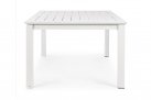 Biały rozkładany stół 160x110-160 aluminiowy ogrodowy KONNOR bizzotto