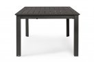 Ciemnoszary rozkładany stół 160x110-160 aluminiowy ogrodowy KONNOR bizzotto