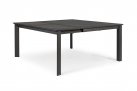 Ciemnoszary rozkładany stół 160x110-160 aluminiowy ogrodowy KONNOR bizzotto