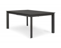 Grafitowy rozkładany stół 160x110-160 aluminiowy ogrodowy KONNOR bizzotto