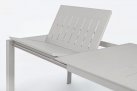 Beżowy rozkładany stół 160-240x100 aluminiowy ogrodowy KONNOR bizzotto
