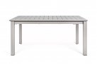 Beżowy rozkładany stół 160-240x100 aluminiowy ogrodowy KONNOR bizzotto