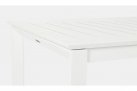 Biały rozkładany stół 160-240x100 aluminiowy ogrodowy KONNOR bizzotto