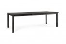 Ciemnoszary rozkładany stół 160-240x100 aluminiowy ogrodowy KONNOR bizzotto