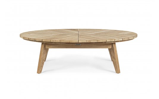 Owalny stolik teakowy ogrodowy COACHELLA bizzotto