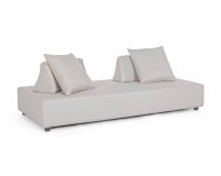 Szarobeżowa sofa nowoczesna na taras Olfein PIPER bizzotto