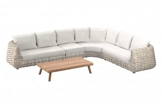 Narożnik z technorattanu ekskluzywny na taras WAKKANDA