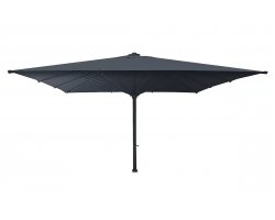 Parasol ogrodowy 500x500 cm z noga centralną ciemnoszary